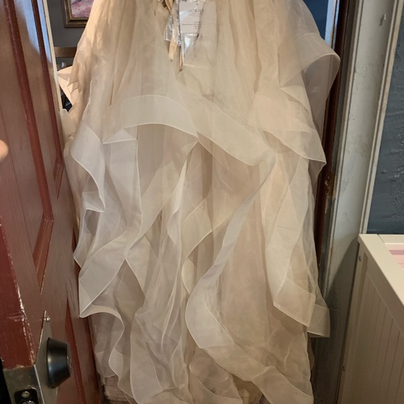 Quinceanera dress, some jewels are missing, Champagne colored - Picture 7 of 8